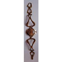 Женские позолоченные часы СССР с позолоченным браслетом. С 1 рубля!