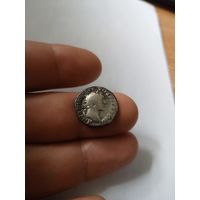 13 Римская империя .Антоний Пий (138-161) денарий.серебро.140-143 Рим