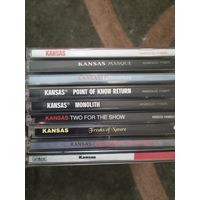 8pcs audio CDs rock Albums kansas 10р за диск