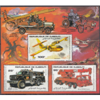1984 ДЖИБУТИ  Транспорт Автомобили  Пожарная техника    MNH