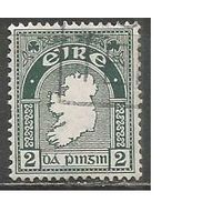 Ирландия. Карта страны. 1922г. Mi#43.