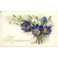 Подписанная открытка СССР. Е. Куртенко. 1977