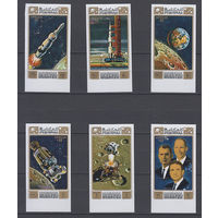 Космос. Манама (ОАЭ). 1971. 6 марок б/з. Michel N 578-583 (8,0 е)