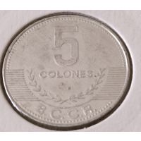 Коста Рика. 5 колонов 2012 года.