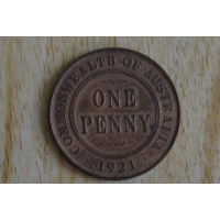 Австралия 1 пенни 1921 с 1 руб
