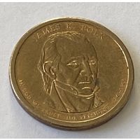 1 доллар, 11-й президент США Джеймс Полк