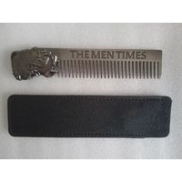 Металлическая расческа Gentelman из нержавеющей стали 14,8см x 3см