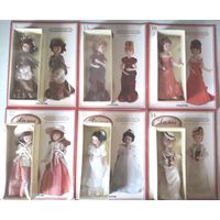 КУКЛЫ ДАМЫ ЕВРОПЫ (с журналами) - 6 шт., подробности внутри.