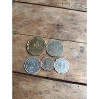 БЕЛИЗ ( Набор из  5 монет)