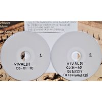 DVD MP3  - A.VIVALDI - The Masterworks (40 CD Box Set Brilliant Classics), C.DEBUSSY - The Debussy Edition (17 CD +bonus CD) - 2 DVD