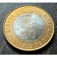 Мавритания 20 угий, 2014