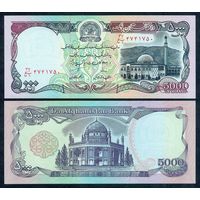 Афганистан 5000 афгани 1993 год, UNC