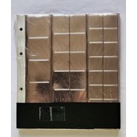 Листы для монет на 6, 12, 20, 30, 33, 48 ячеек Linder Karat K1, K2, K3, K5, K6 (22 - 76 мм) Линейка скопированная польским Shultz! Целая пачка 10 шт! Германия, Линдер, Linder! ВОЗМОЖЕН ОБМЕН!