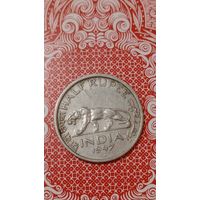 Британская Индия 1/2 рупии 1947