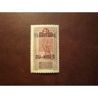 Французский Нигер 1921 г. Кочевник-туарег на дромедаре (одногорбый верблюд)./01а/