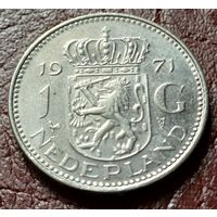 Нидерланды 1 гульден, 1971     ( 1-8-3 )