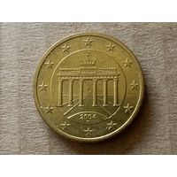 Германия 50 евроцентов, 2004"F". (-U)