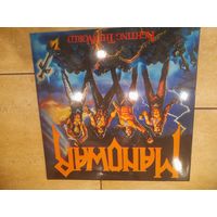 MANOWAR "FIGHTING THE WORLD" 1987/?  reissue LP E.U. ATCO 790563-1 -  MINT