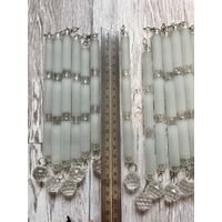 Трубочки для люстры, подвески ''под хрусталь'' с маленьким шариком (по 1 р./шт.)