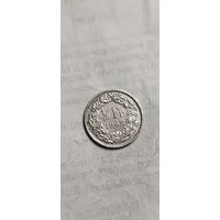 Швейцария 1/2 франка 1968