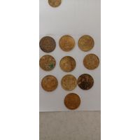 3 копейки СССР 1930, 1931, 1932, 1934, 1935, 1936, 1946, 1949