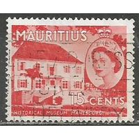 Маврикий. Королева Елизавета II. Дом Правительства. 1953г. Mi#248.