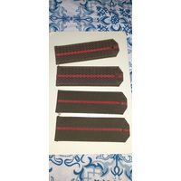 ПОГОНЫ ПОВСЕДНЕВНЫЕ ОДИН КРАСНЫЙ ПРОСВЕТ