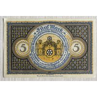 Нотгельд 5 пфеннигов 1921 год. Веймарская республика