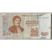 Банкнота 200 драхм 1996 год. Греция