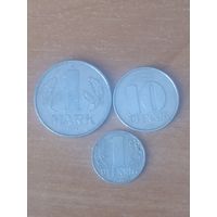 Набор монет ГДР.