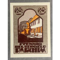 Нотгельд , 25 пфеннигов, Пархим 1922 год. Веймарская республика