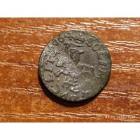 Боратинка солид 1664 брак двойной удар