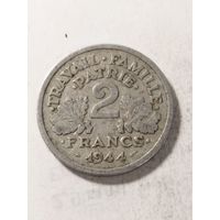 Франция 2 франка 1944