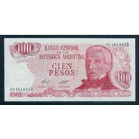 Аргентина 100 песо 1973-1976 год, UNC