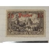 Марка Германии. Немецкая колония в Турции 1912 год