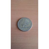 США, 25 центов 2018. Квотер Национальный парк Вояджерс. Двор D.