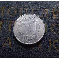 50 пфеннигов 1981 (A) Германия ГДР #01 AU