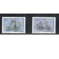 Андорра(Испанская)-1998(Мих.257-258)  **   ,  Велосипеды,(полная серия)