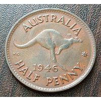 Австралия 1/2 пенни, 1946    ( 2-7-4 )