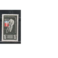 Германия(СААР)-1955(Мих.357)  *  ,  Спорт, Велосипеды, Велоспорт,(одиночка)
