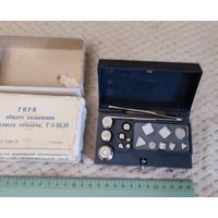 СССР. Набор гирь для аптечных весов в заводской упаковке
