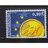 Люксембург 2001 Евромонеты #1546