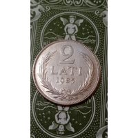 Латвия 2 лата 1925