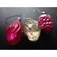 Ёлочная игрушка СССР   3 штуки