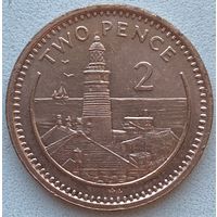 Гибралтар 2 пенса 1994 г.