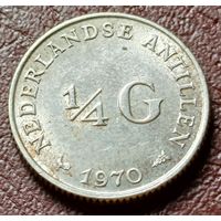 Нидерландские Антильские острова 1/4 гульдена, 1970    ( 1-7-2 )