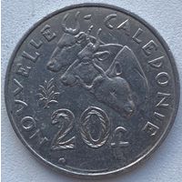 Новая Каледония 20 франков 2008 г.