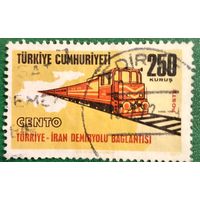 Турция 7 октября 1971. Железнодорожная линия Турция-Иран