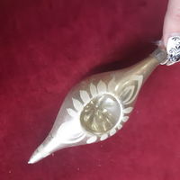 Ёлочная игрушка Сосулька Цветочек, СССР