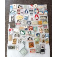 Значки городов СССР - 65 шт.